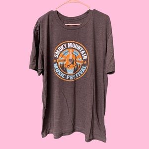 Mens/Unisex Gray Graphic Tee XL